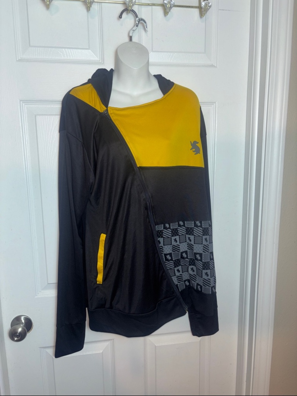 Universal Studio Harry Potter Hufflepuff Hoodie Jacket Unisex Plus Size
